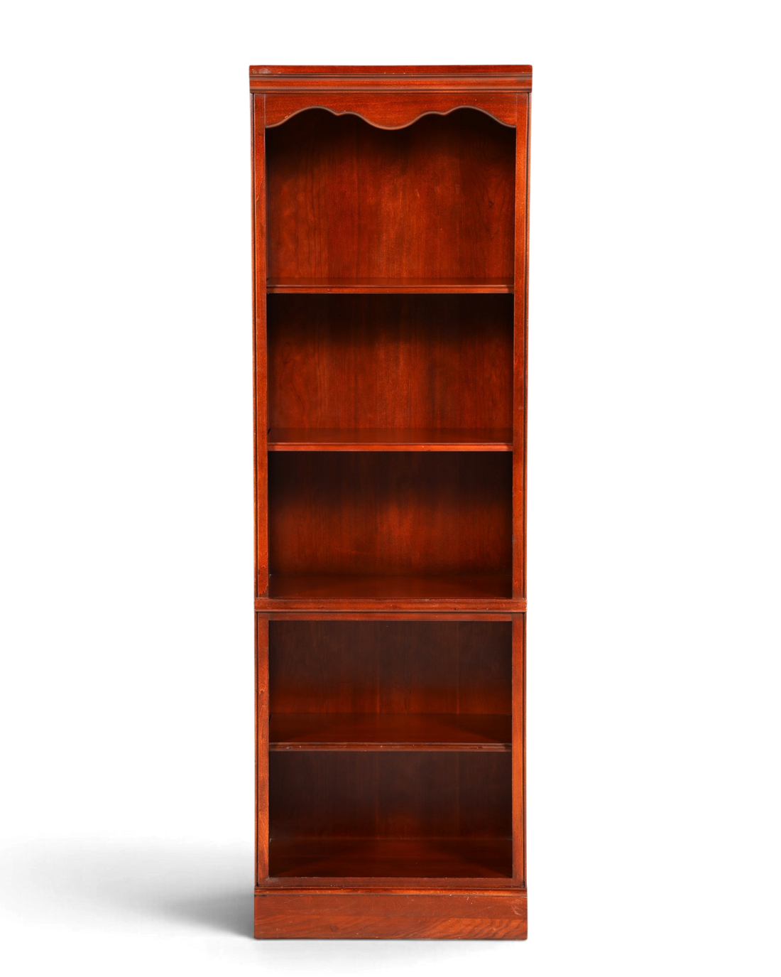 Hauptstadt Möblerei Drexel Heritage Bücherregal aus dunklem Echtholz im klassischen Vintage-Stil