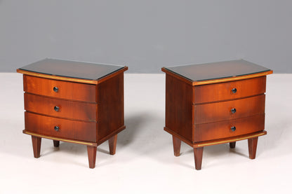 Wunderschöne Mid Century Kommode Vintage Nachttisch 60s Schubladenkommode 1 von 2