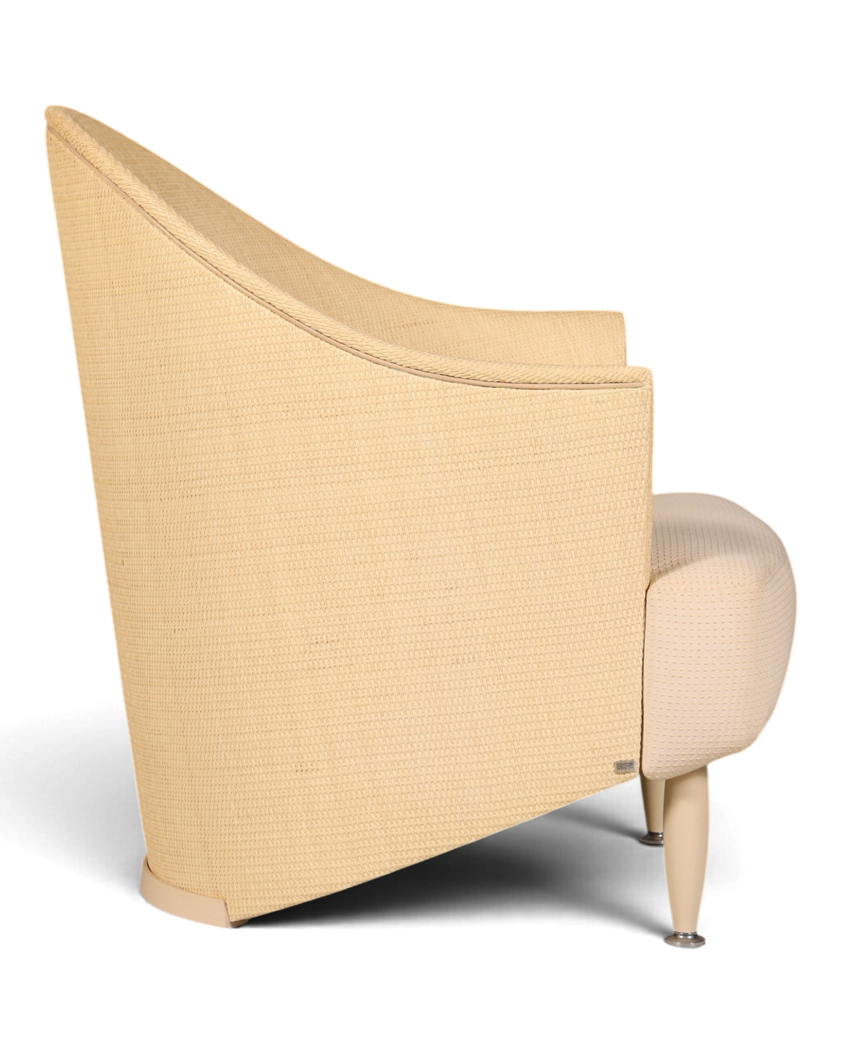 Wunderschöner Bonacina Sessel Design Italienisch Armlehnsessel Musa designed by Steven Schilte Lounge Sessel