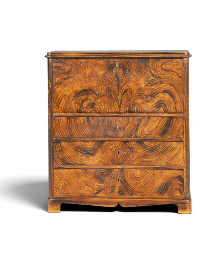 Stilvoller Biedermeier Sekretär Vertiko Antik Kommode Louis Philippe Schreibkommode
