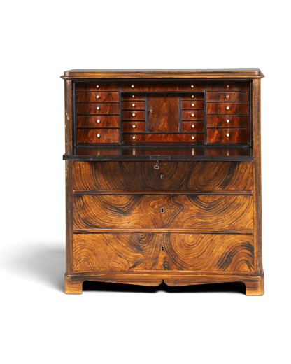 Stilvoller Biedermeier Sekretär Vertiko Antik Kommode Louis Philippe Schreibkommode