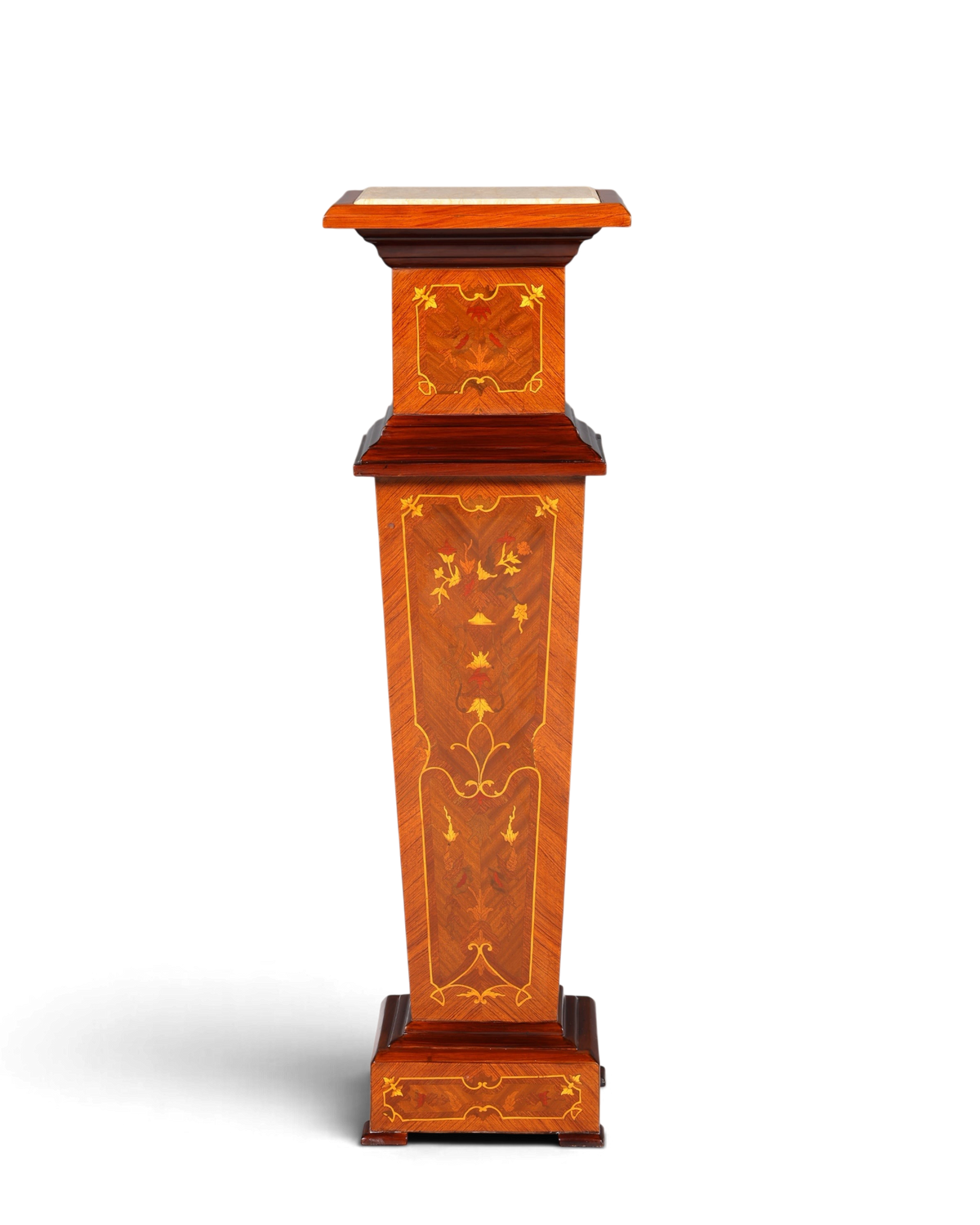 Traumhafte Barock Stil Säule Louis XV Blumensäule Naturstein Marmor Ablage Tisch