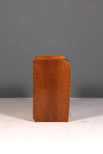 Wunderschöne Mid Century Vitrine Retro Barschrank Vintage Bar Schrank Sideboard Echt Holz 60er