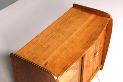 Wunderschöne Mid Century Vitrine Retro Barschrank Vintage Bar Schrank Sideboard Echt Holz 60er