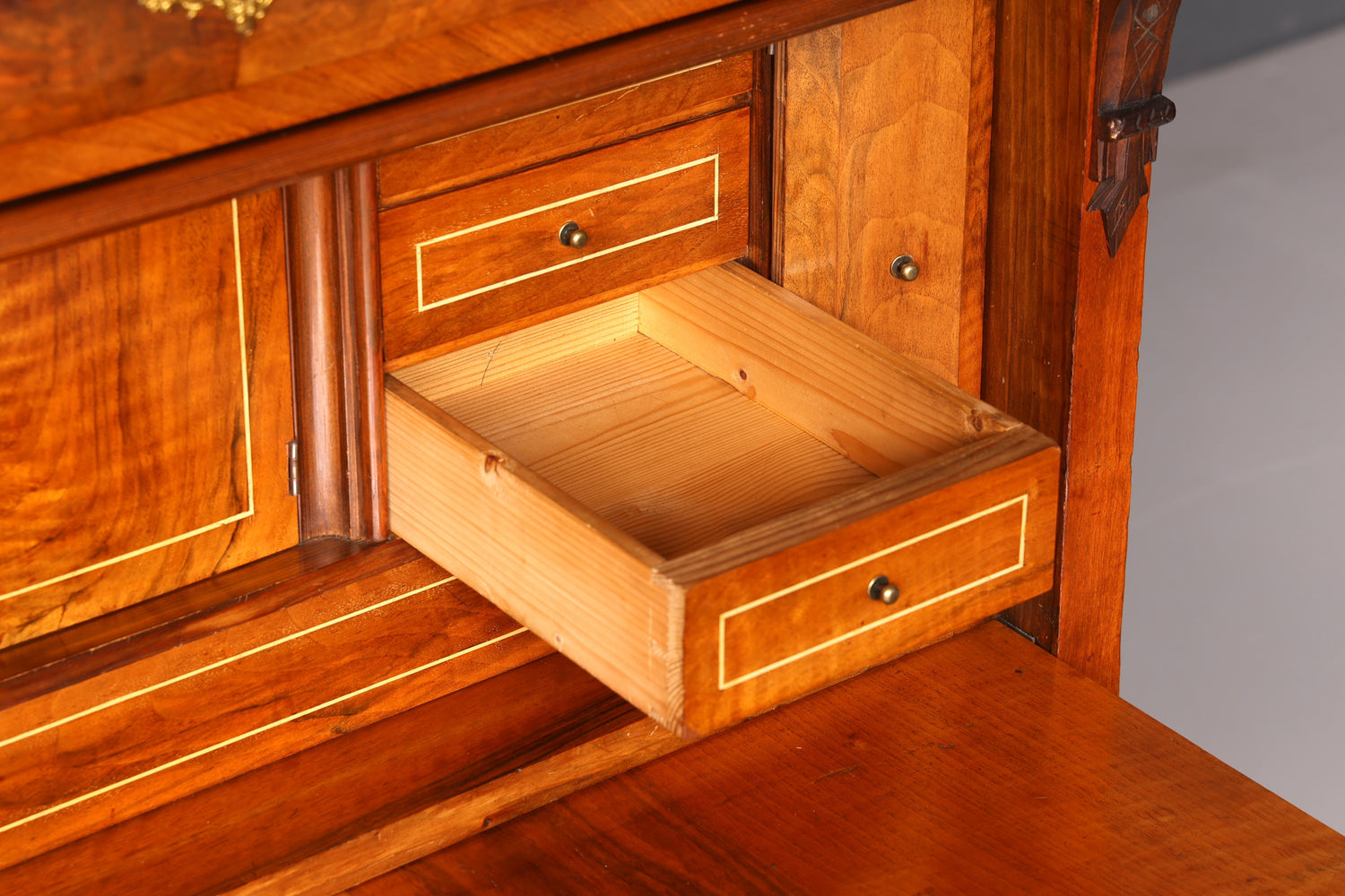 Wunderschöner Gründerzeit Sekretär Kommode Jugendstil Schubladenkommode Antik Vertiko Massiv Holz um 1890