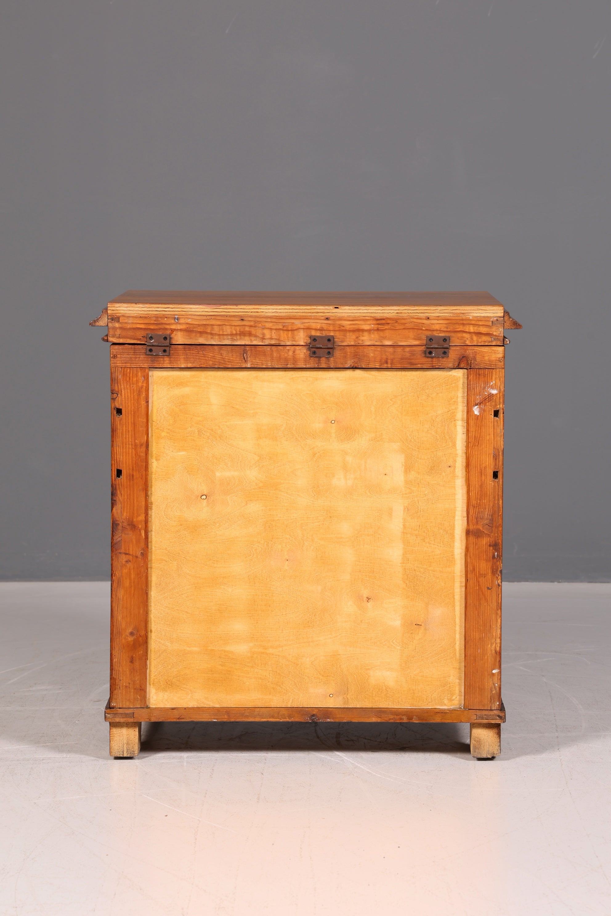 Wunderschöner Gründerzeit Schrank Louis Philippe Nussbaum Kommode um 1880 Vertiko Highboard Antik