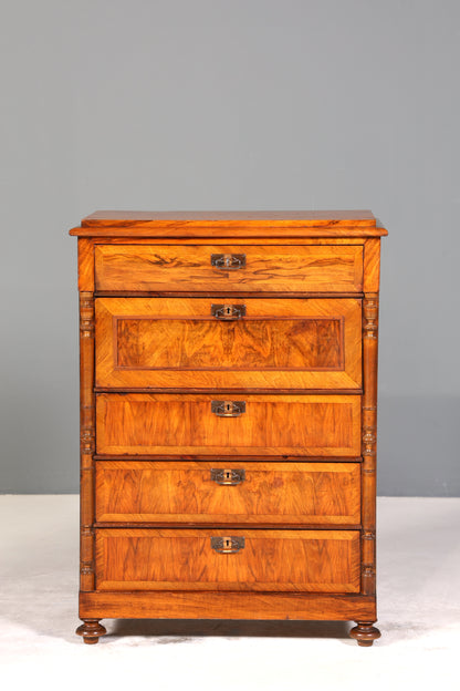 Traumhaftes Gründerzeit Vertiko Jugendstil Schrank Antik Highboard Kommode Schubladenkommode