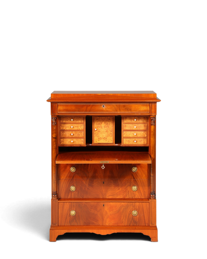 Wunderschöner Original Biedermeier Sekretär um 1860 Englisch Kommode Antik Bürokommode