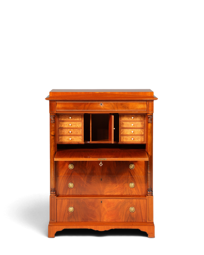 Wunderschöner Original Biedermeier Sekretär um 1860 Englisch Kommode Antik Bürokommode