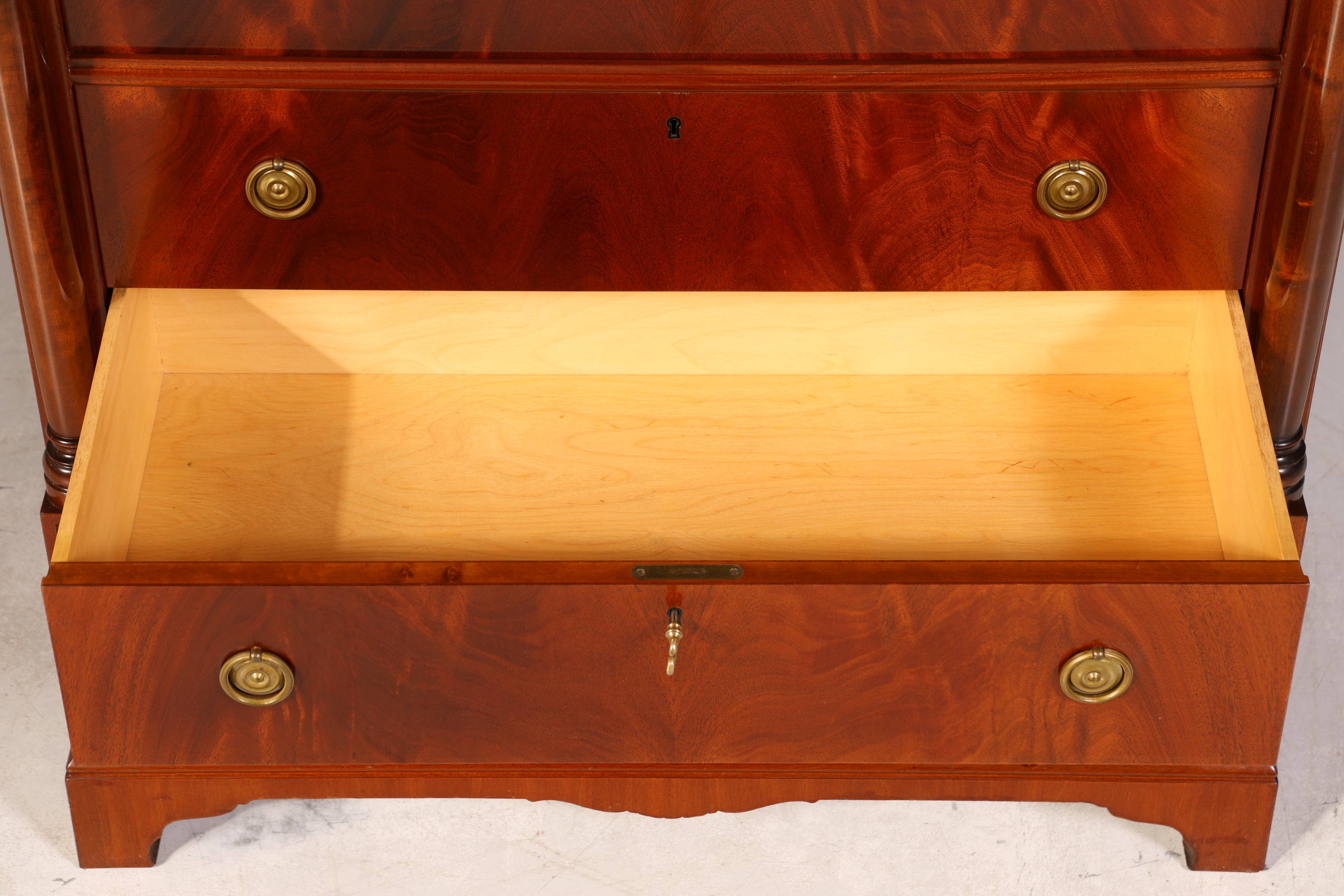 Wunderschöner Original Biedermeier Sekretär um 1860 Englisch Kommode Antik Bürokommode