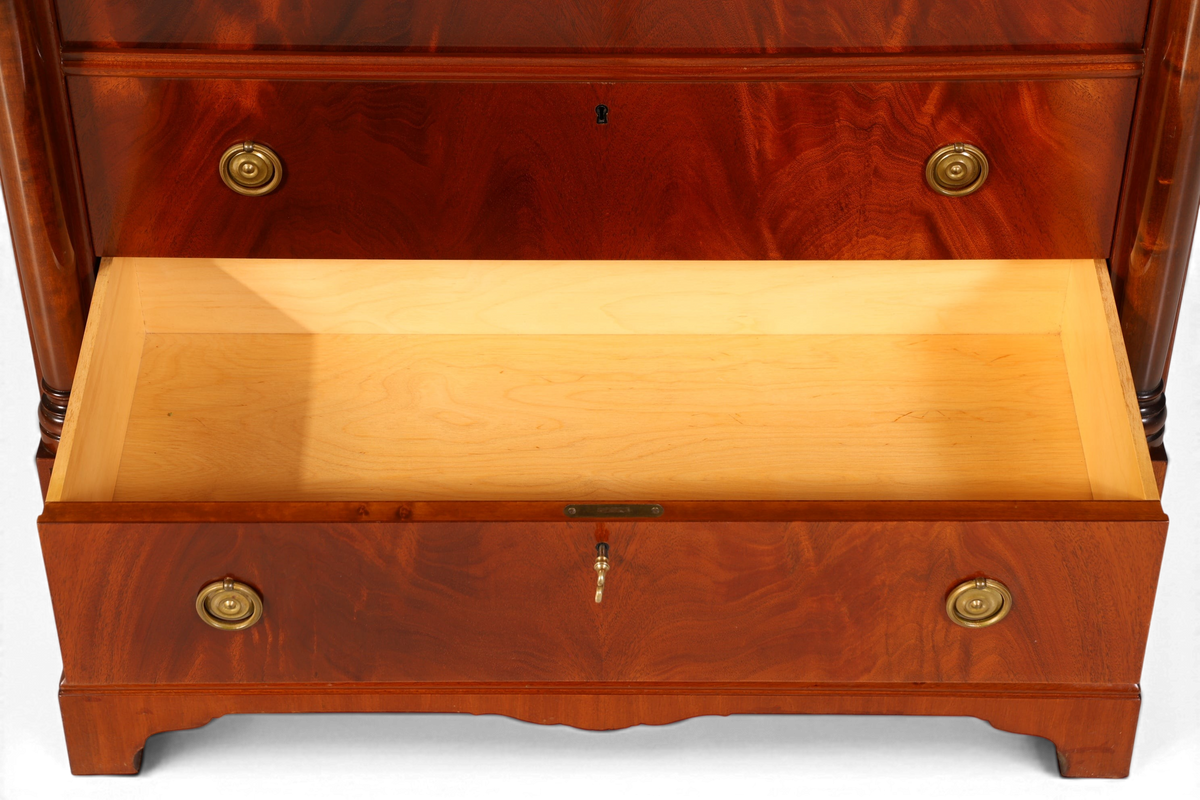 Wunderschöner Original Biedermeier Sekretär um 1860 Englisch Kommode Antik Bürokommode