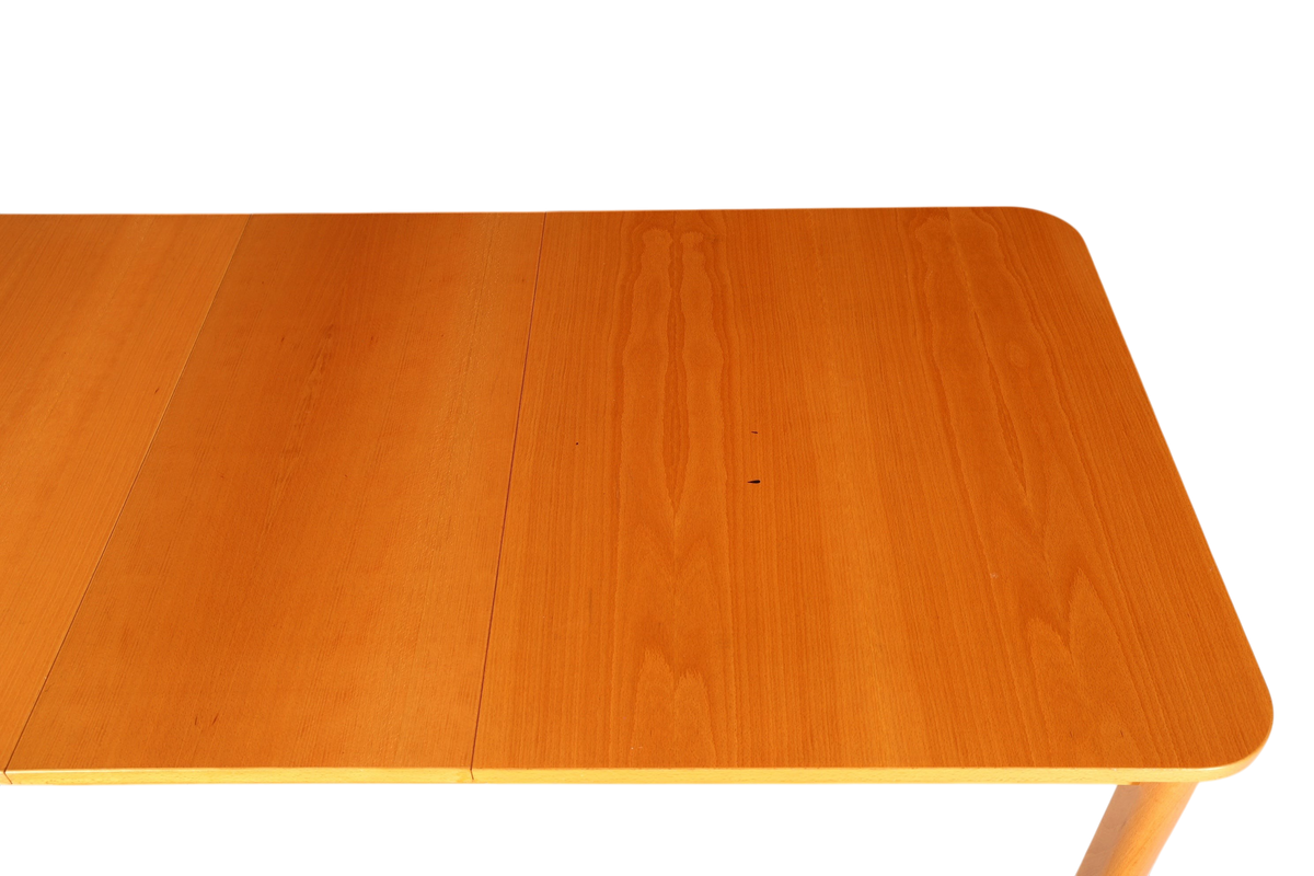 Schlichter Mid Century Esstisch ausziehbarer Vintage Tisch Retro Küchentisch