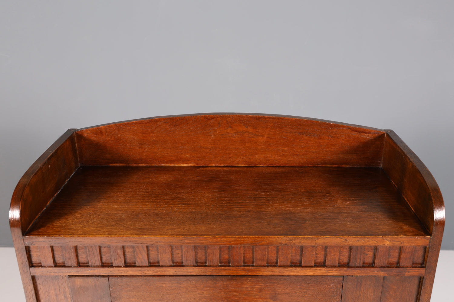 Traumhafte Jugendstil Vitrine Antike Eiche Holz Bücherschrank Antik Schrank Geschirrschrank