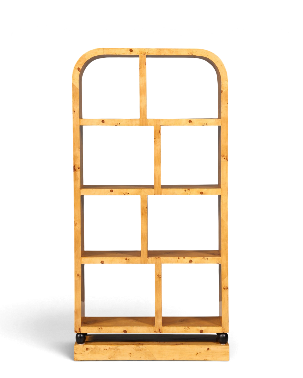 Edles Art Deco Stil Bücherregal Birke Luxus Möbel Kult Regal Bookshelf