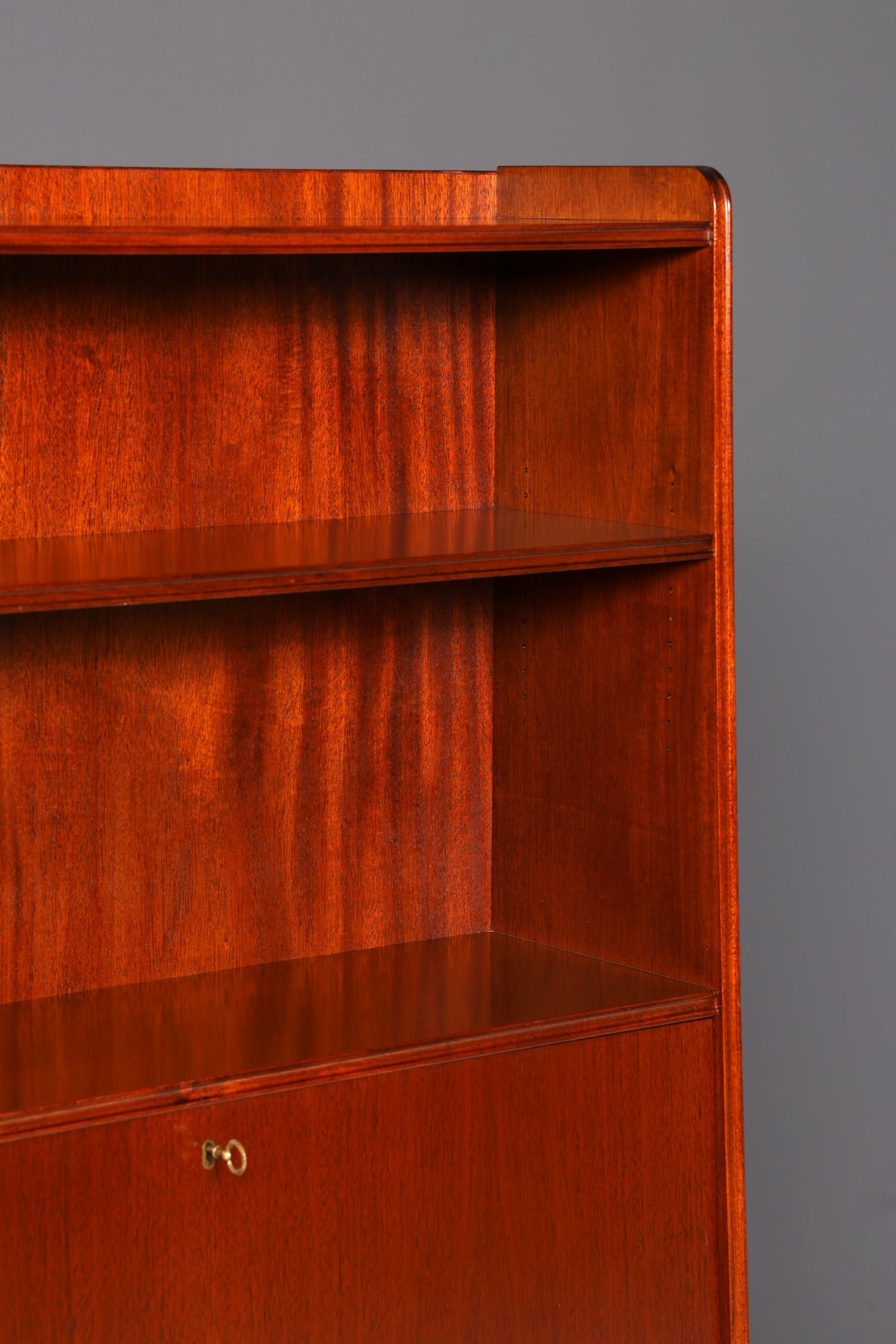 Wunderschöner Sekretär im Gustavianischen Stil Regal Bücherregal Schrank Highboard Vintage Echt Holz Antik
