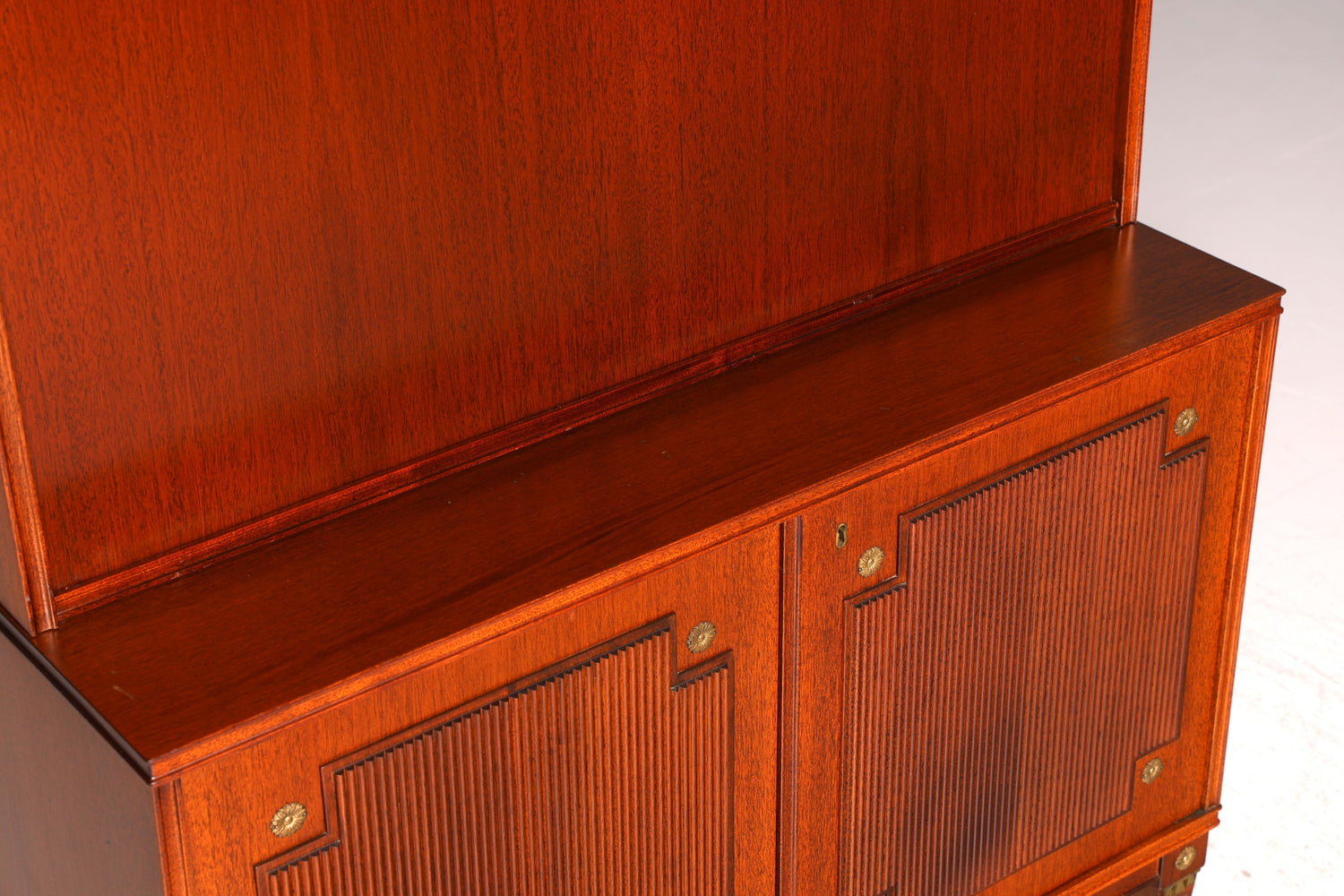 Wunderschöner Sekretär im Gustavianischen Stil Regal Bücherregal Schrank Highboard Vintage Echt Holz Antik