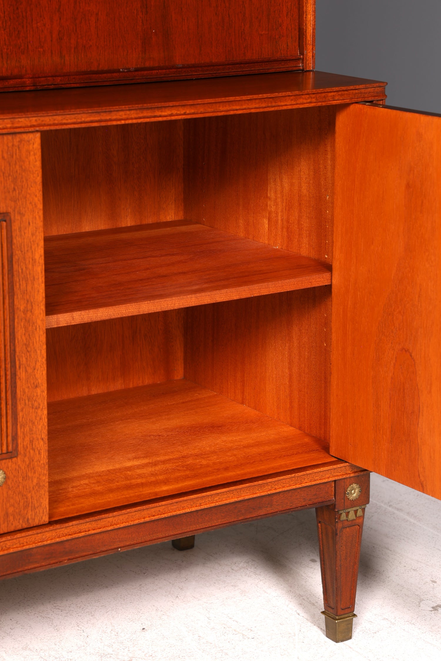 Wunderschöner Sekretär im Gustavianischen Stil Regal Bücherregal Schrank Highboard Vintage Echt Holz Antik