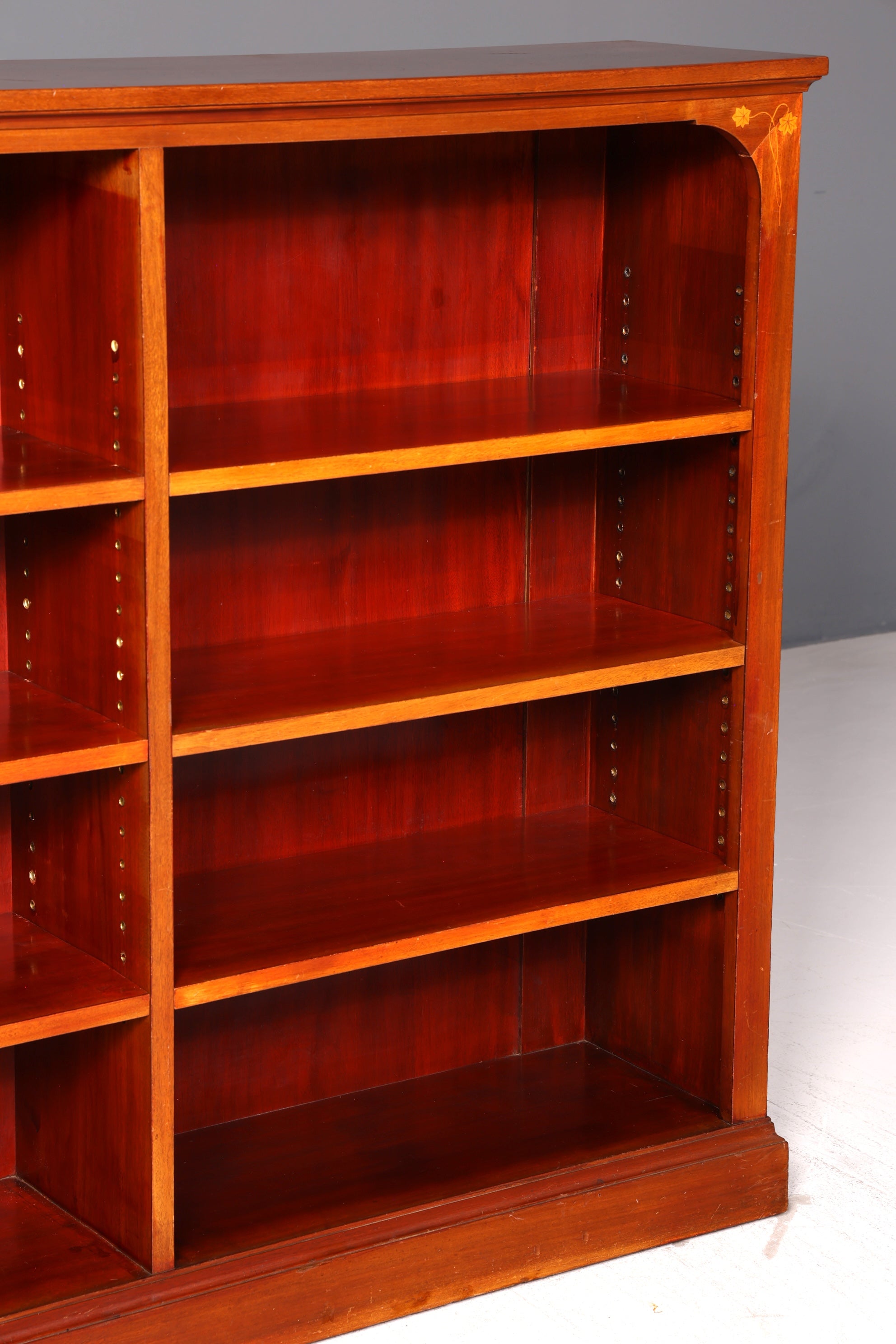 Wunderschönes Englisches Bücherregal Antik Regal Mahagoni Bookshelf Buchablage 60er
