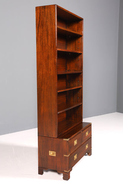 Magnifique bibliothèque de style nautique anglais, en bois véritable, 2 sur 2