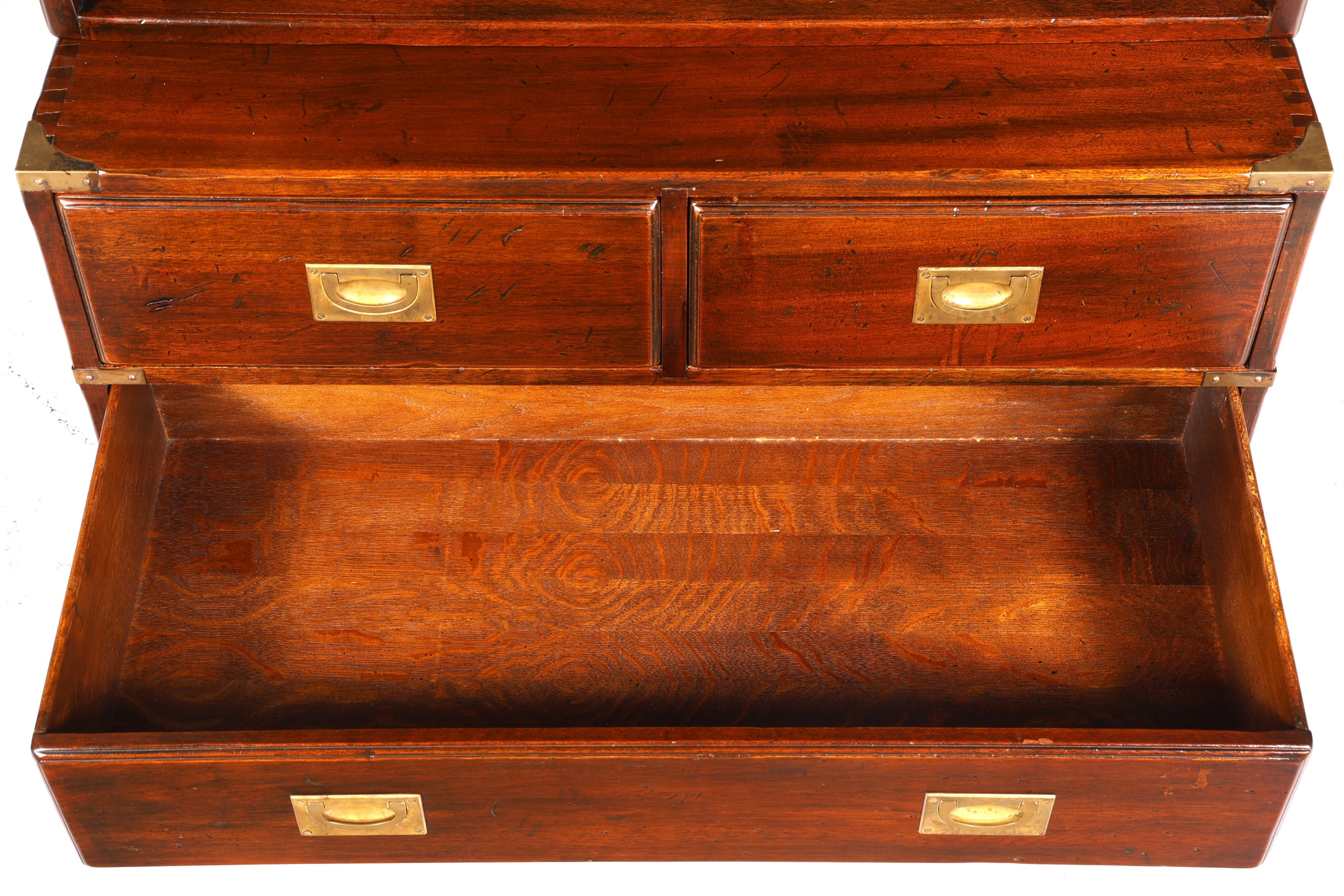 Magnifique bibliothèque de style nautique anglais, en bois véritable, 2 sur 2