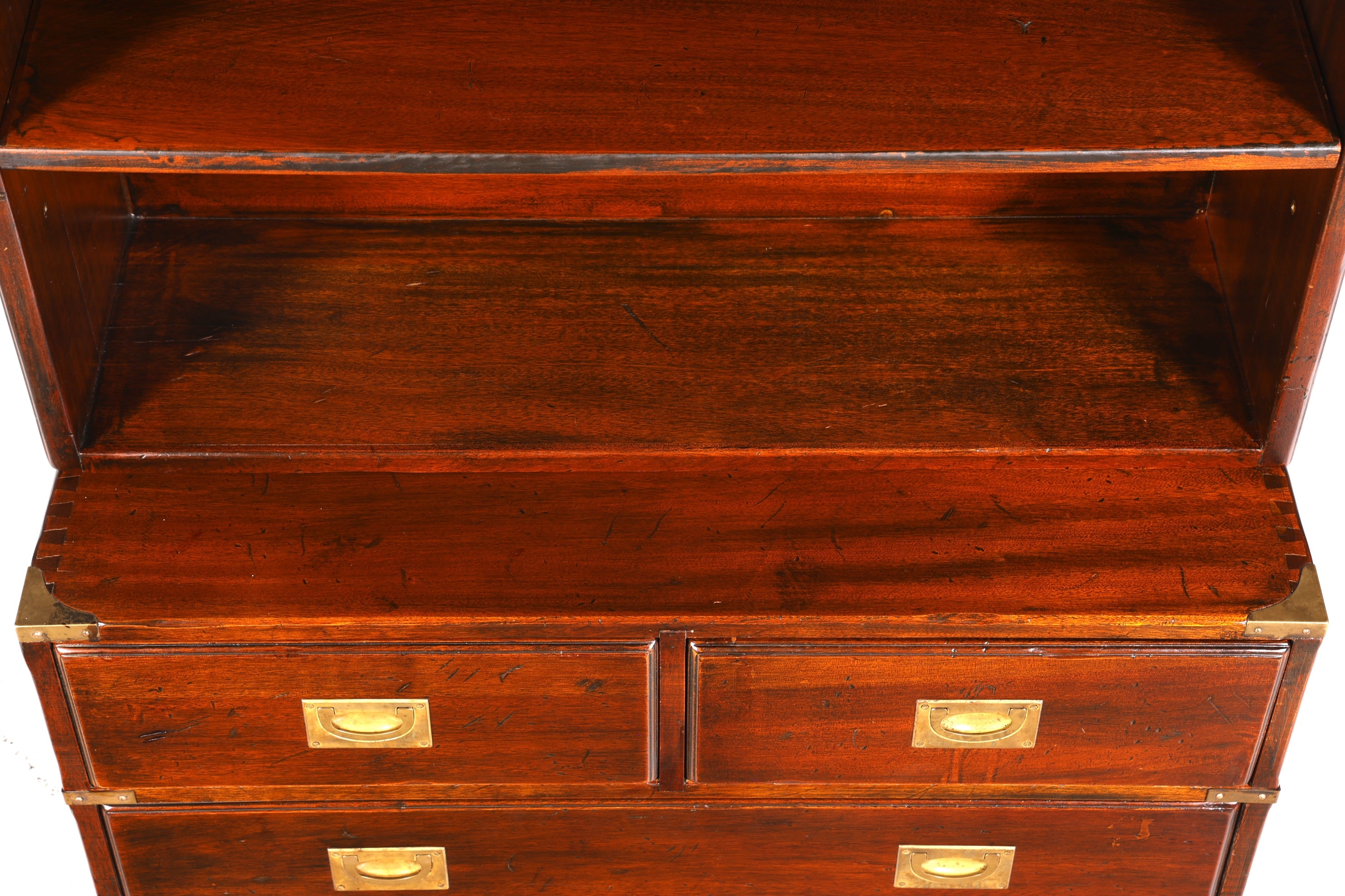 Magnifique bibliothèque de style nautique anglais, en bois véritable, 2 sur 2