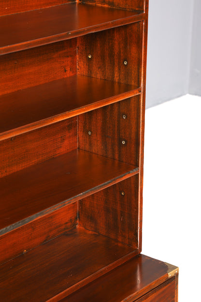 Magnifique bibliothèque de style nautique anglais, en bois véritable, 2 sur 2