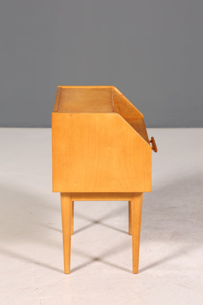 Traumhafte Hellerau Kommode Mid Century Nachttisch echt Holz Beistelltisch VEB Möbel 1 von 2