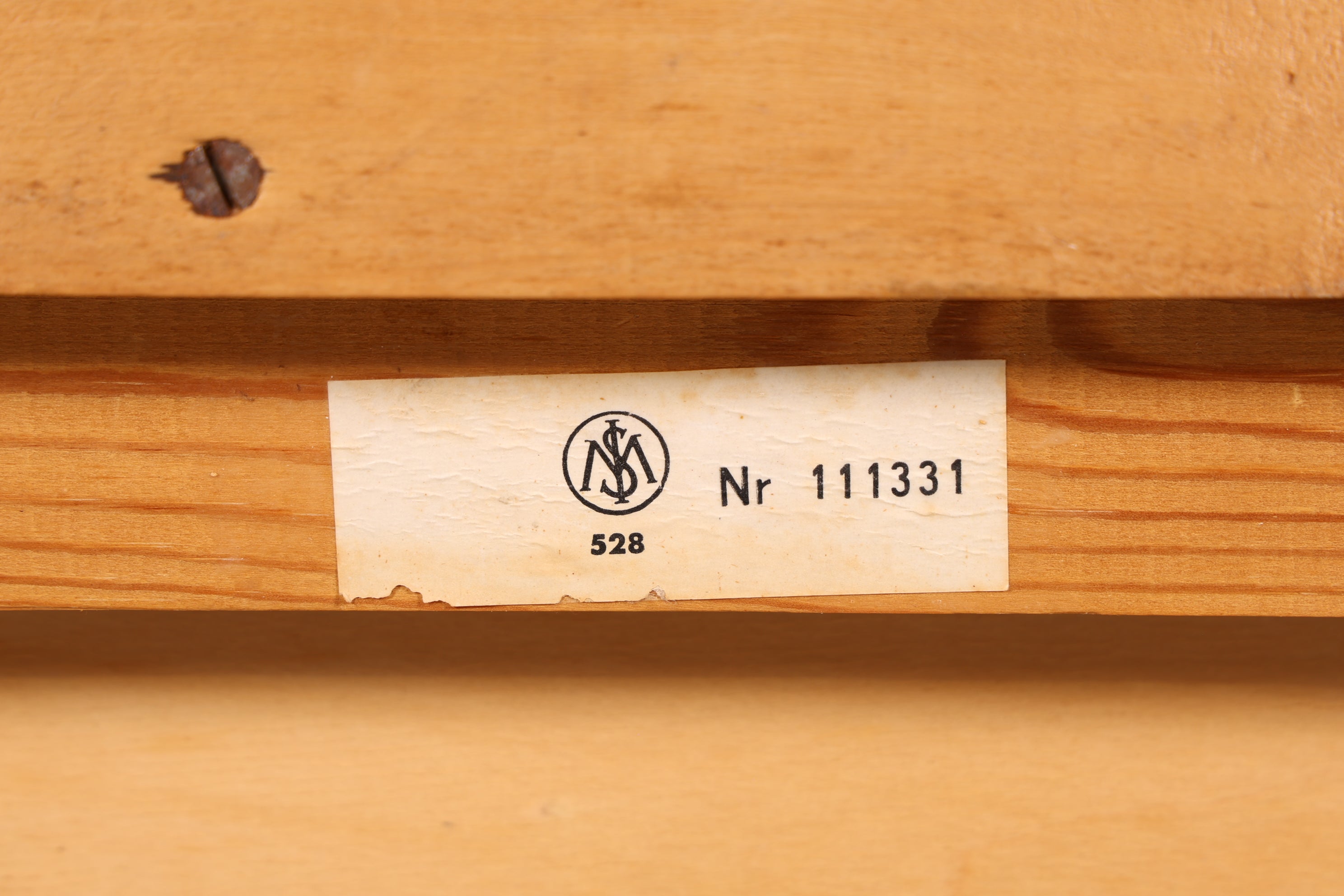 Traumhafter Mid Century Rollladen Sekretär echt Holz Büro Schrank Vintage Schreibkommode