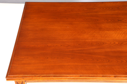 F863 Finish cm SELVA Wunderschöner Englischer Tisch ausziehbarer Esstisch Antik Stil 60s Küchentisch Eibe