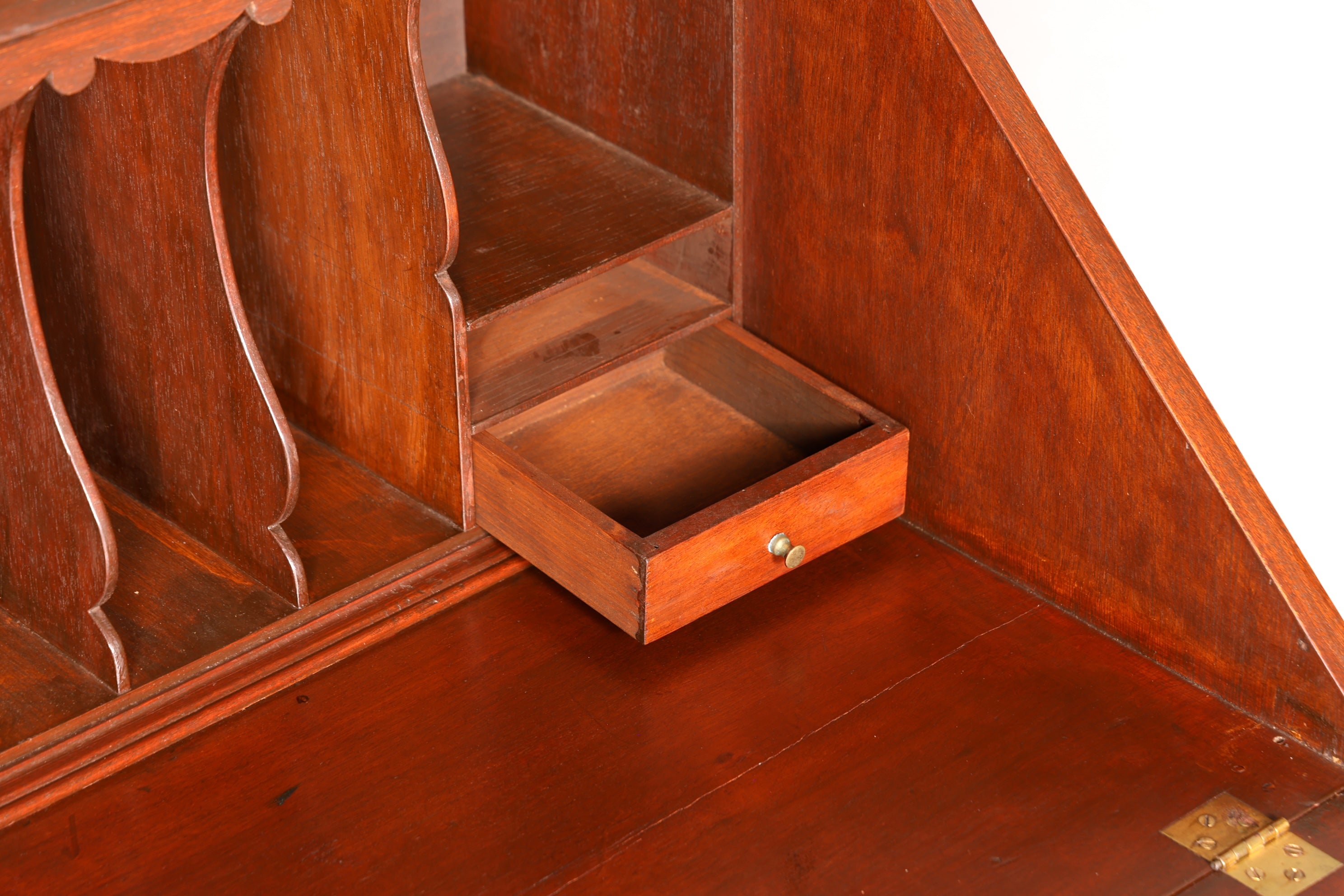 Wunderschöner Antik Englischer Sekretär Büro Aufsatzsekretär Vitrinen Schrank UK