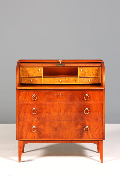 Traumhafter Mid Century Rollladen Sekretär echt Holz Büro Schrank Vintage Schreibkommode
