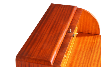 Traumhafter Mid Century Rollladen Sekretär echt Holz Büro Schrank Vintage Schreibkommode