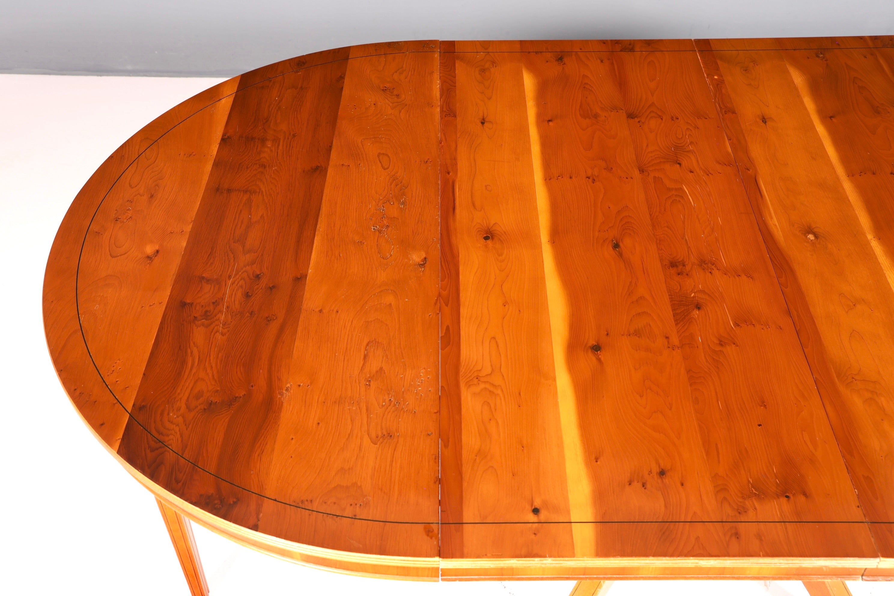 Table de salle à manger extensible de style anglais, style antique, table de cuisine Regency des années 60, en bois d&