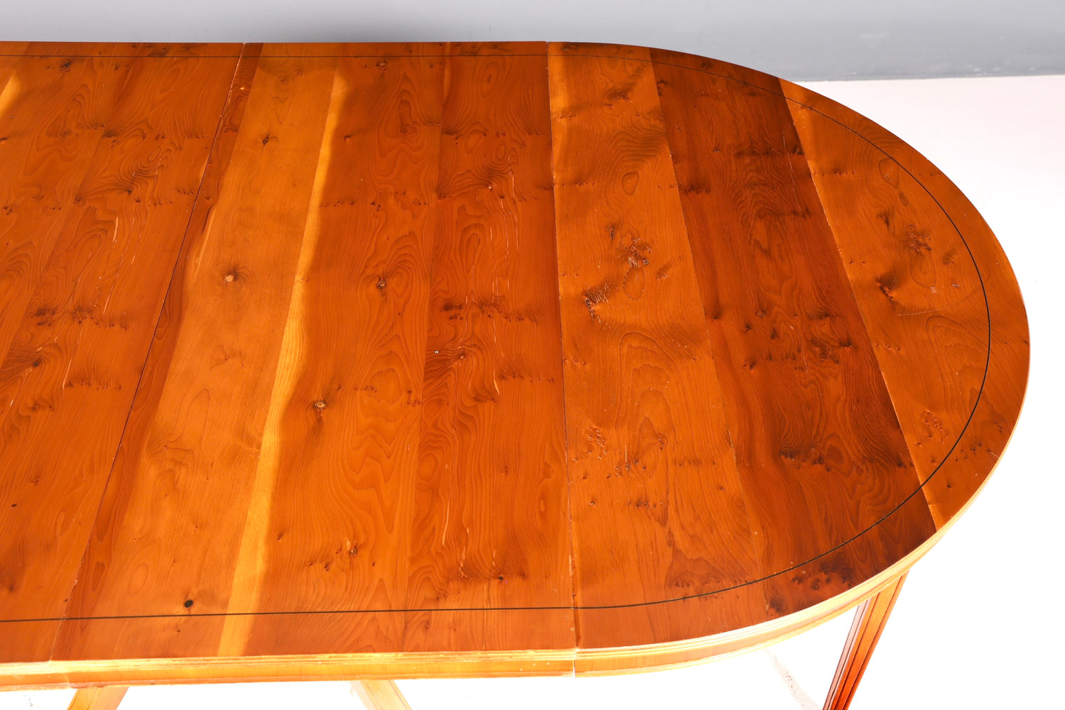 Table de salle à manger extensible de style anglais, style antique, table de cuisine Regency des années 60, en bois d&