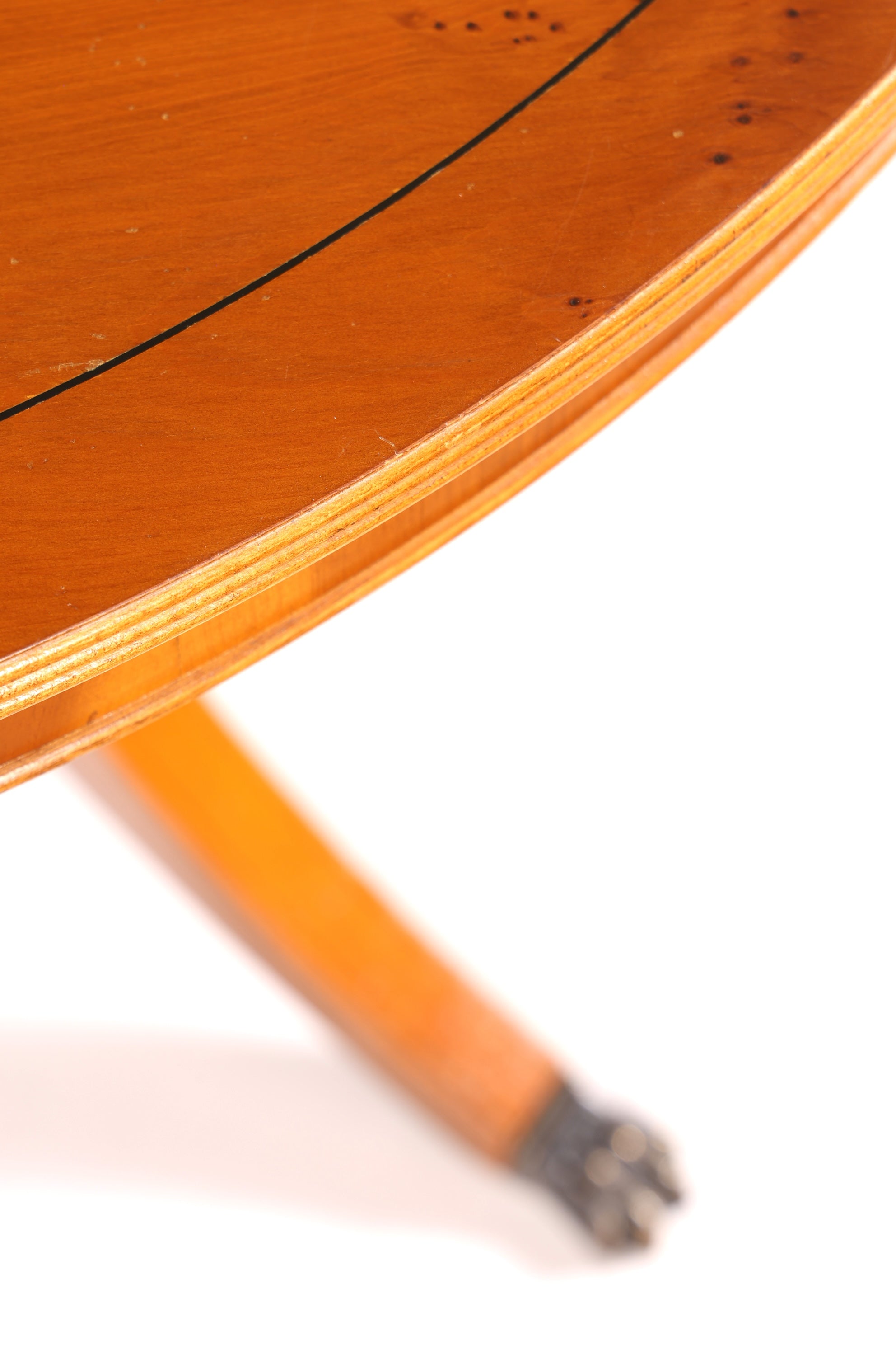 Table de salle à manger extensible de style anglais, style antique, table de cuisine Regency des années 60, en bois d&