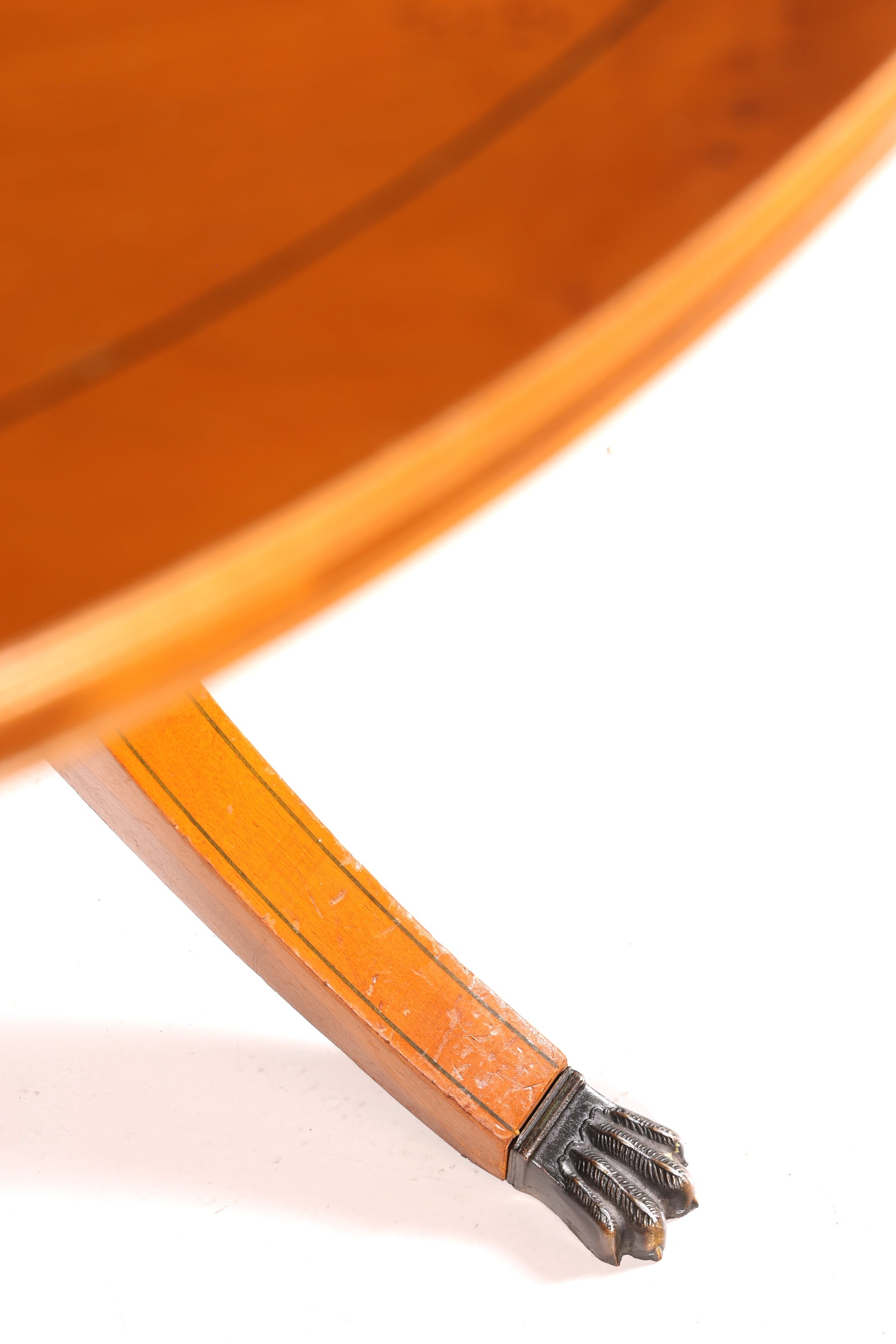 Table de salle à manger extensible de style anglais, style antique, table de cuisine Regency des années 60, en bois d&