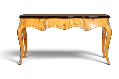 Eleganter Schreibtisch im Biedermeier Stil Bürotisch Birke Office Desk
