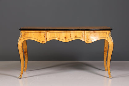 Eleganter Schreibtisch im Biedermeier Stil Bürotisch Birke Office Desk