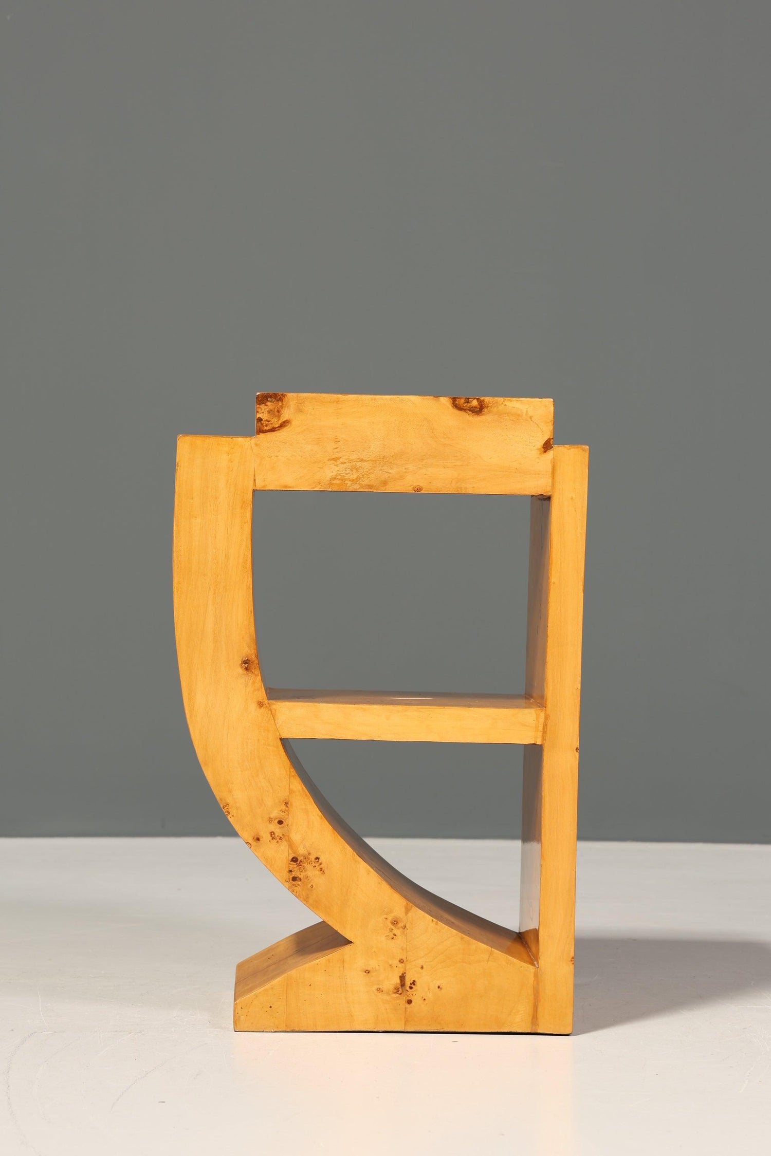 2x Wunderschöne Art Deco Stil Beistelltische Birke Ablagetisch Set Nachttische Kommode