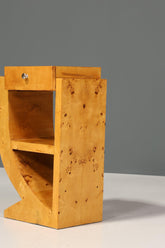 2x Wunderschöne Art Deco Stil Beistelltische Birke Ablagetisch Set Nachttische Kommode