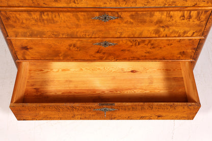 F878 Finish cm Wunderschöner Gründerzeit Sekretär Kommode Jugendstil Schubladenkommode Antik Vertiko