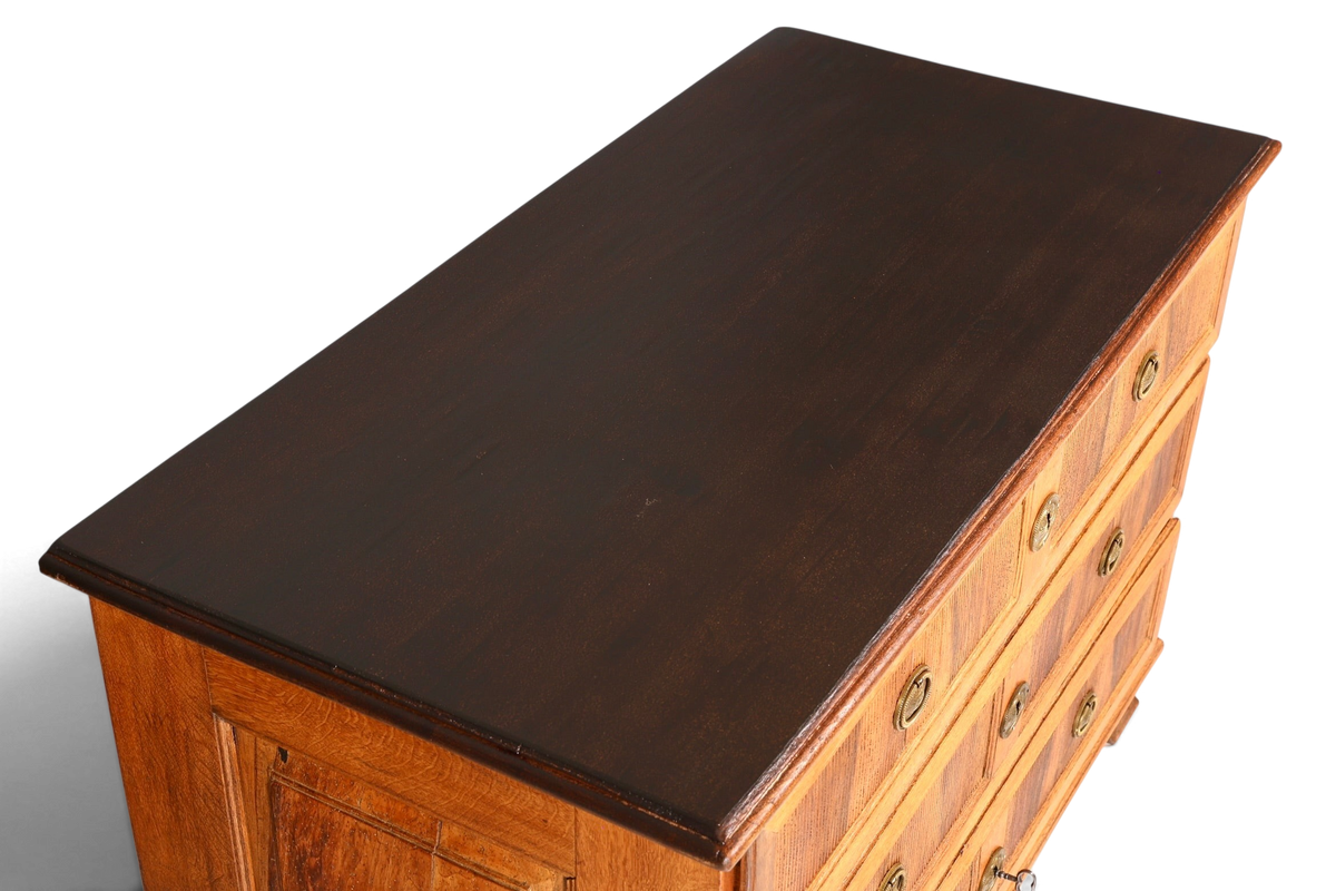 Beeindruckende Original Barock Kommode um 1780 Sideboard Antik massiv Holz Eiche Schubladenkommode