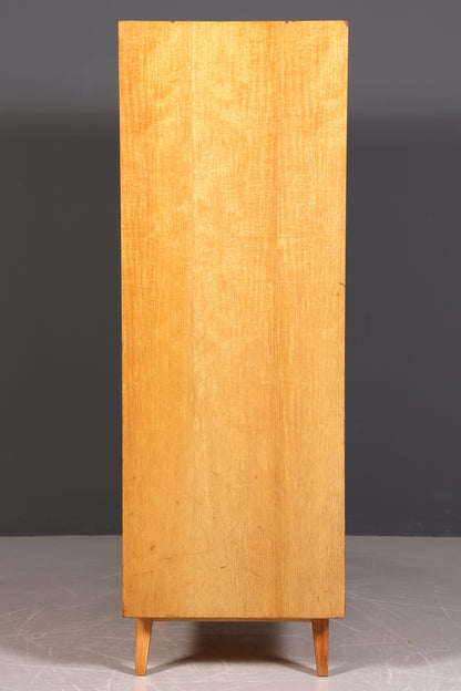 Armoire de style mid-century, meuble vintage, armoire à linge rétro, placard d&