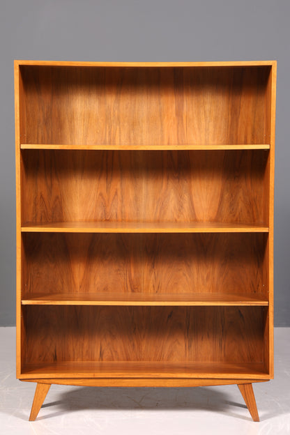 Magnifique étagère Musterring originale, bibliothèque moderne du milieu du siècle, style rétro, rangement pour livres en bois véritable, 2 sur 2