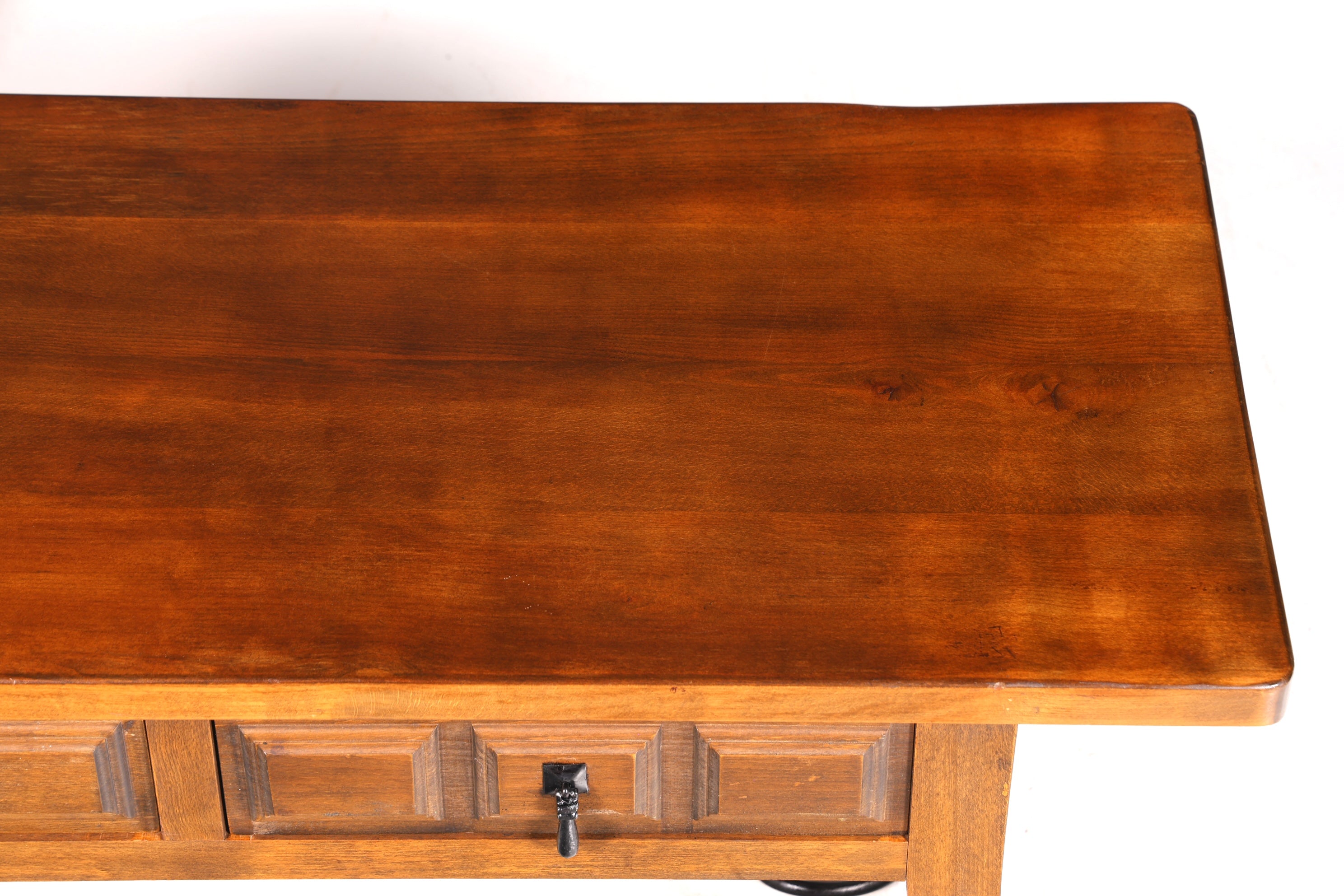 Belle table espagnole, table basse en bois véritable, table d&