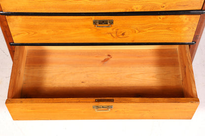 Secrétaire onirique Louis Philippe vers 1880, meuble ancien Gründerzeit, chiffonnier