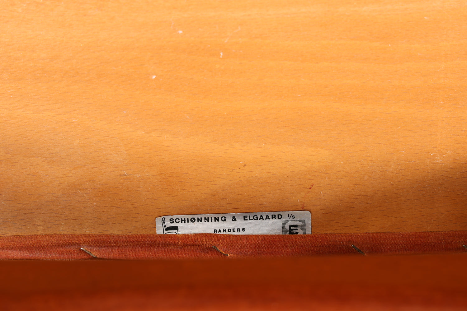 Stilvoller Original "Schiønning &amp; Elgaard" Stuhl Mid Century Danish Teak Holz Esszimmer Stuhl Sekretär Stuhl 2 von 3