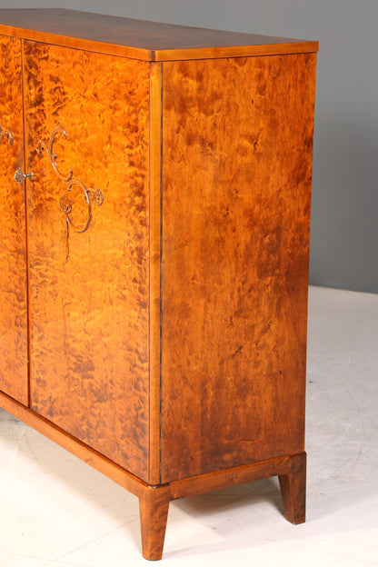 E897 Finish Stilvoller Original Art Deco Schrank Vertiko Kleiderschrank um 1940