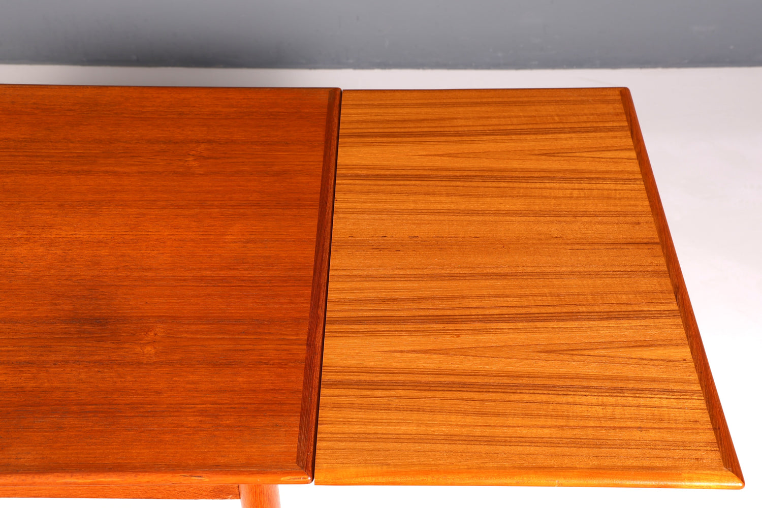 F903 Finish cm Traumhafter Mid Century Esstisch ausziehbarer Danish Design Teak Holz Küchentisch Esszimmer Tisch