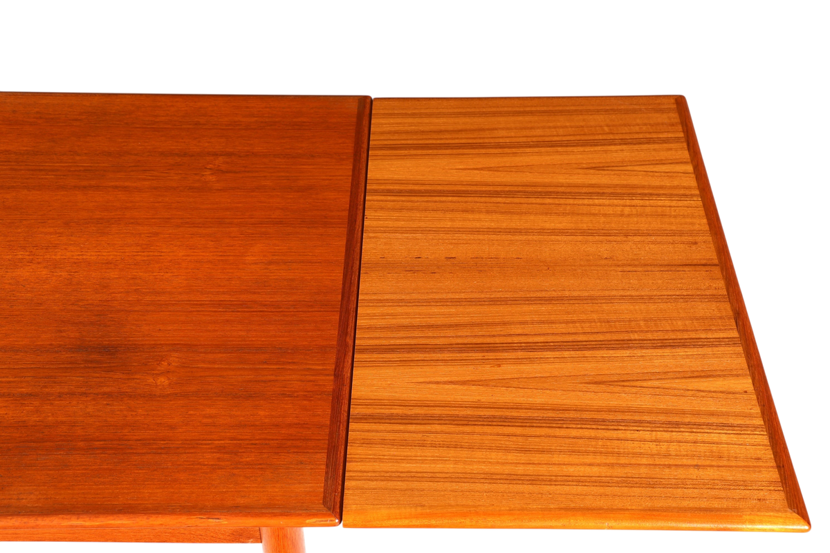 F903 Finish cm Traumhafter Mid Century Esstisch ausziehbarer Danish Design Teak Holz Küchentisch Esszimmer Tisch